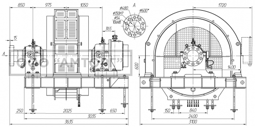 Электродвигатели типа 4СД-215-3150-16 УХЛ4, CД4-3150-16 УХЛ4 фото 1