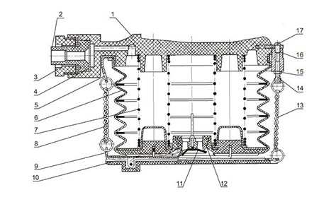 Рис.1. Чертеж аспиратора АМ-5