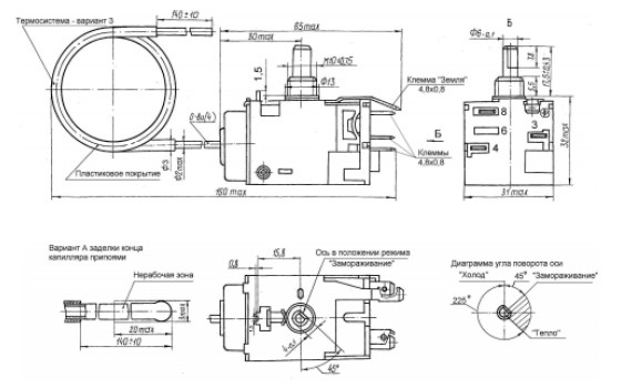 Там 145 термостат характеристики и схема
